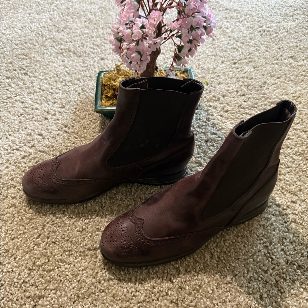Hogan Dark Brown Ankle Boots